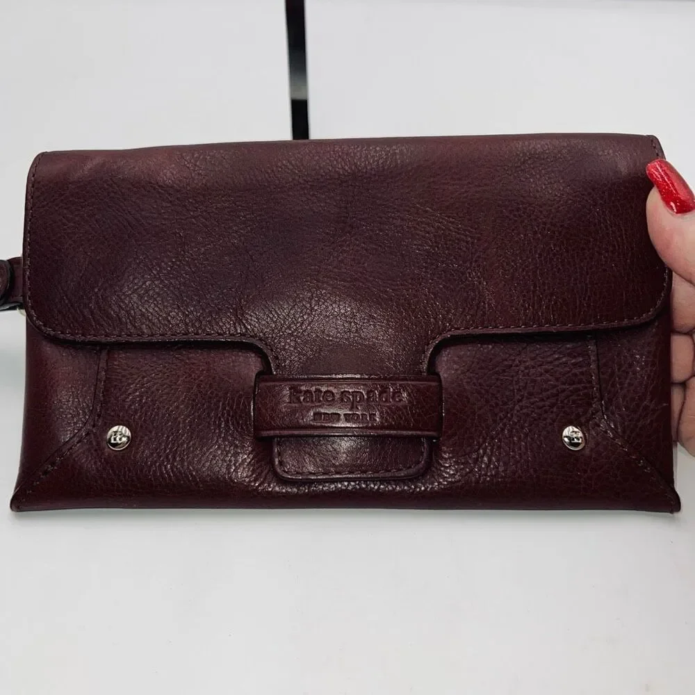 Kate Spade Vintage Noel Dot Flap Closure Wristlet